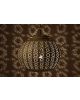 Marockansk lampa zink vit
