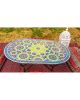 ovalt klassikt mosaikbord