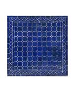 Fyrkantiga mosaikbord blå 