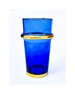 glas Blå