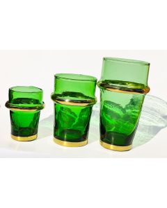 glas grön