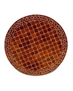 Mosaikbord brun