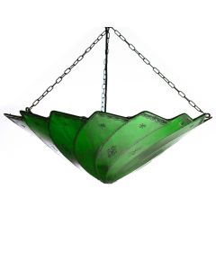 Plafond lampa grön