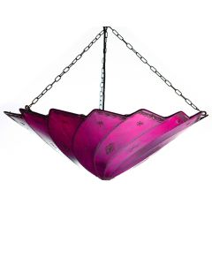 plafond lampa rosa
