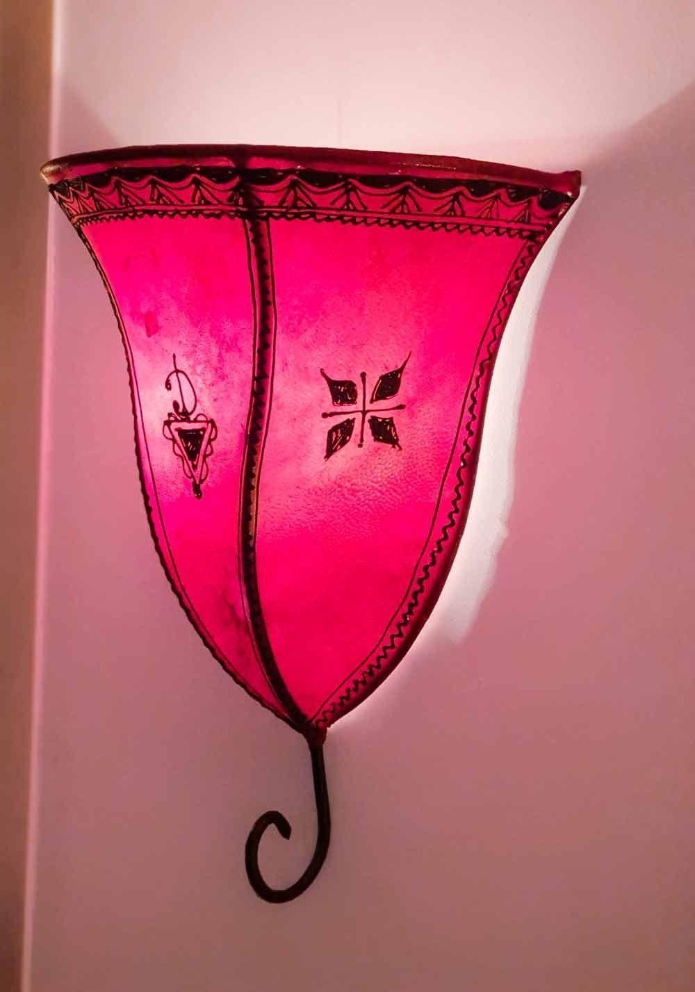 Snygg Vägglampa Rosa