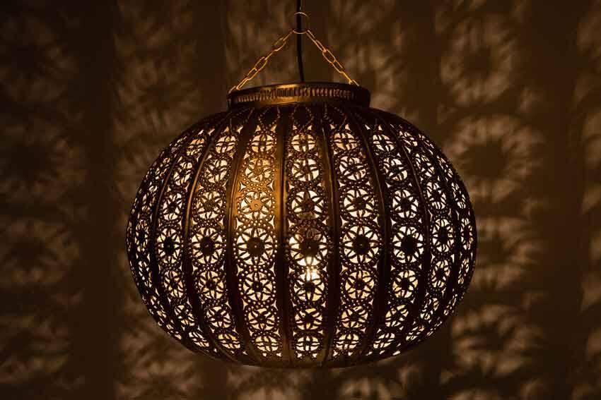 Marockansk lampa zink