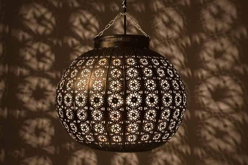 Marockansk lampa zink