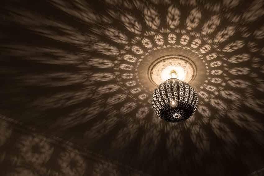 Marockansk lampa zink