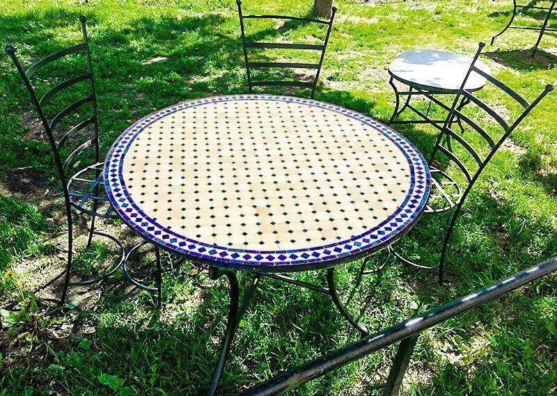 Rund Mosaikbord 