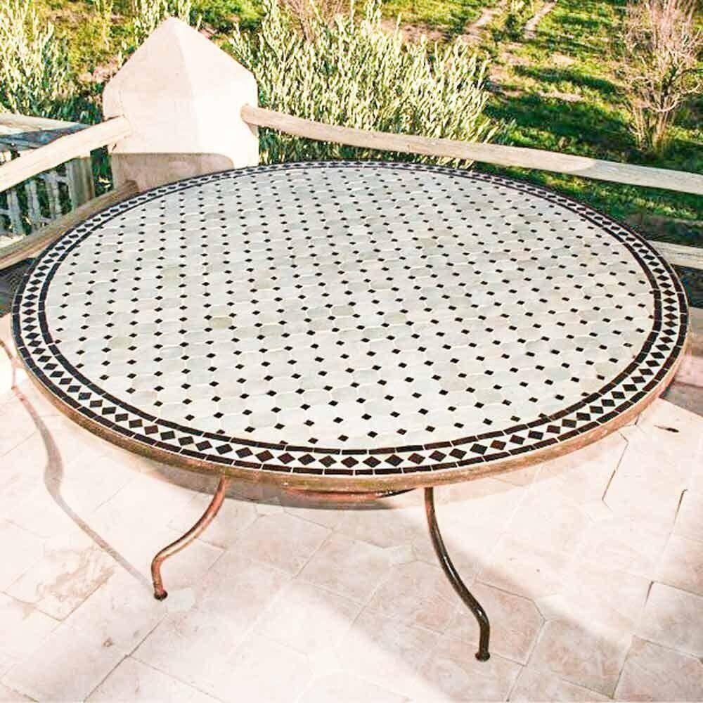 Rund Designad Mosaikbord 