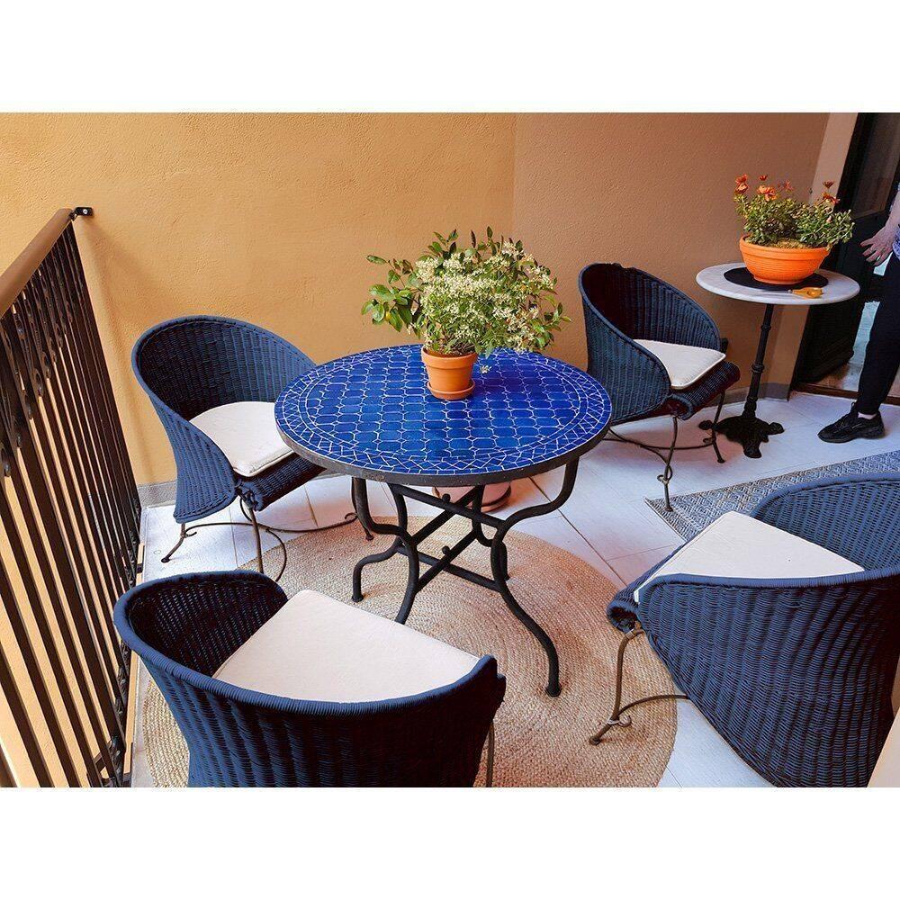  Mosaikbord Mörkblå-Ø: 80