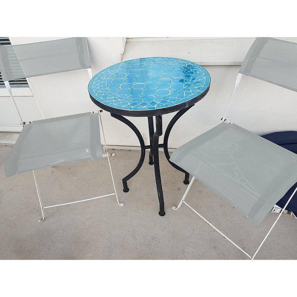 Mosaikbord i diameter