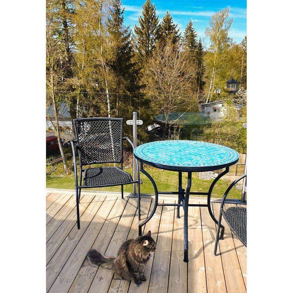 mosaikbord turkos blå 70 