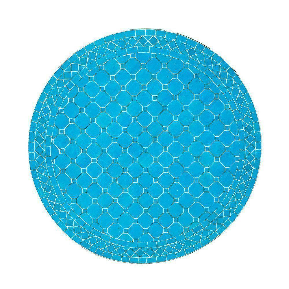 Mosaikbord turkos blå