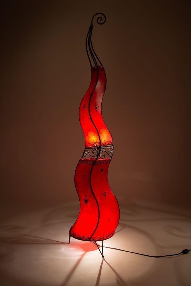 Golvlampa Röd