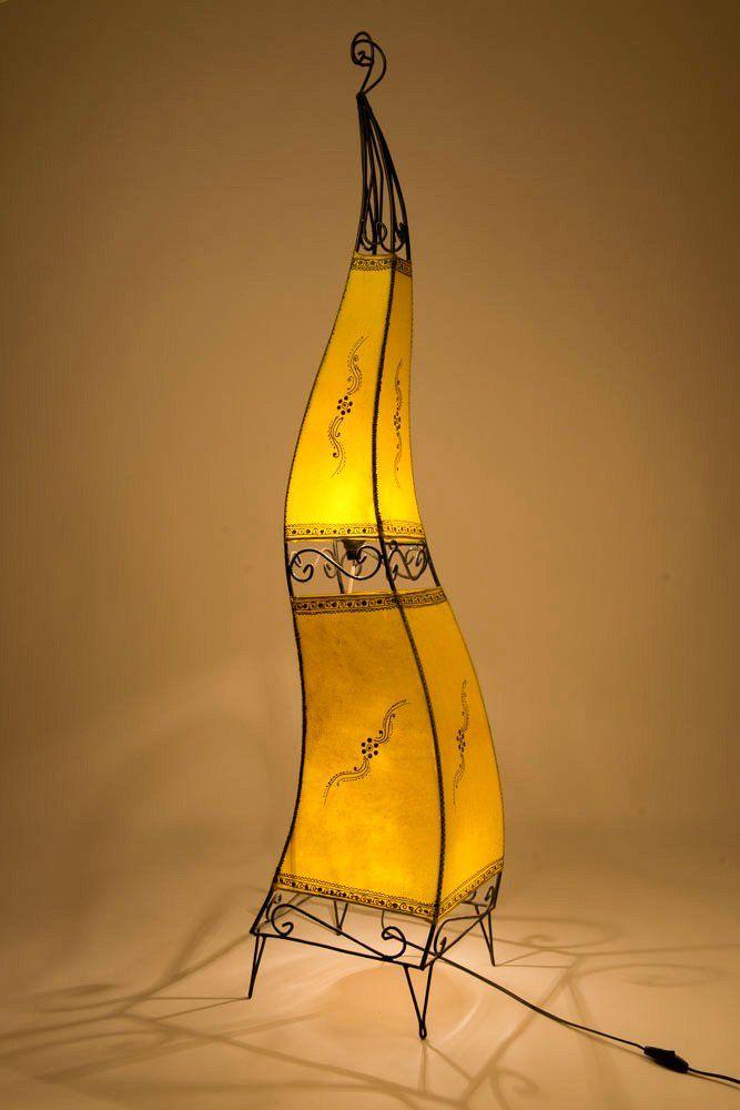 Vacher Skinnlampa Gul