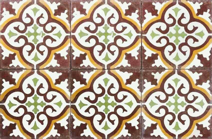 Antikt Marockanskt Kakel