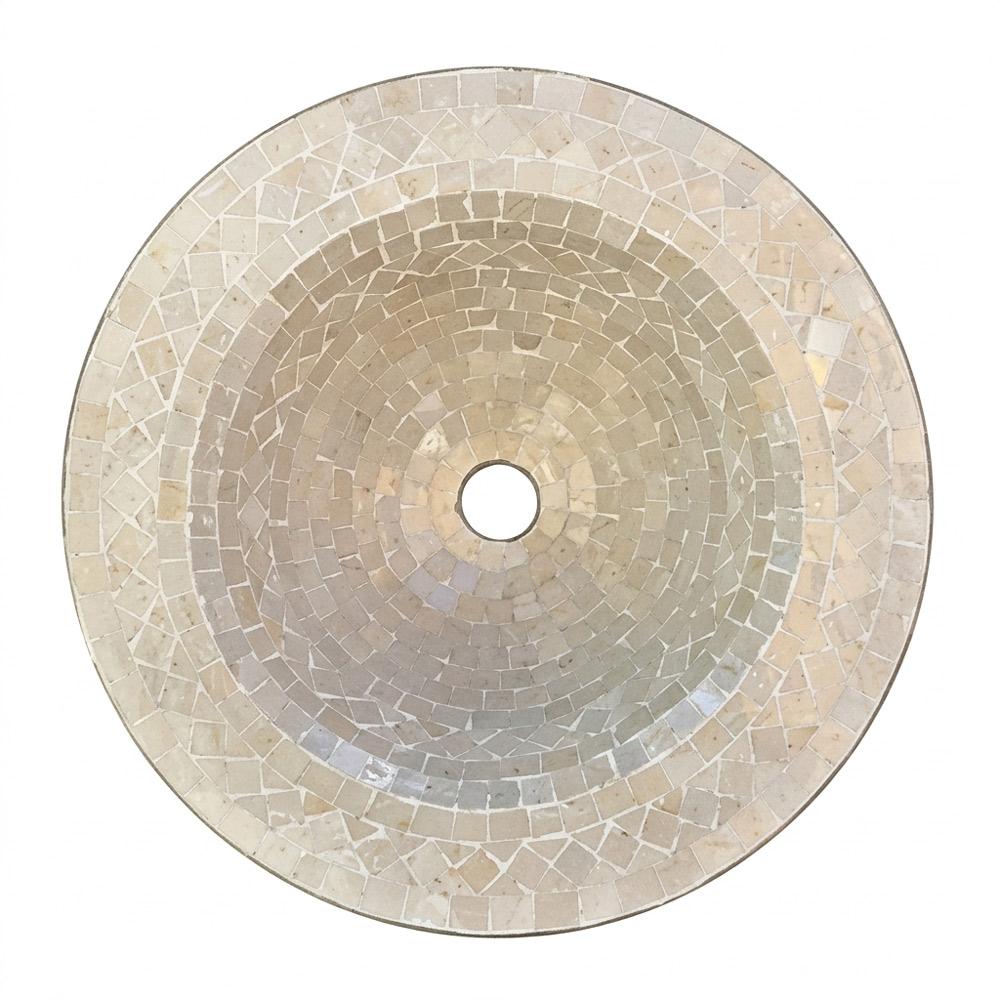  mosaikhandfat beige