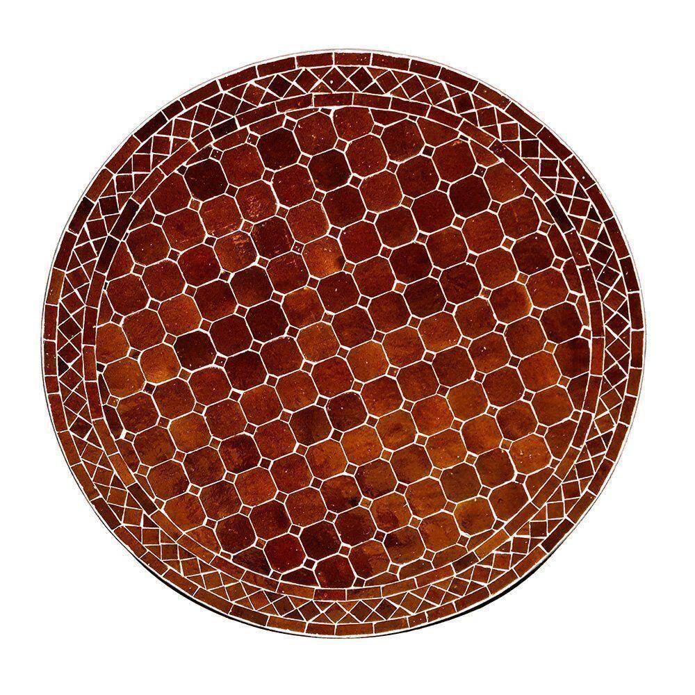 mosaikbord brun