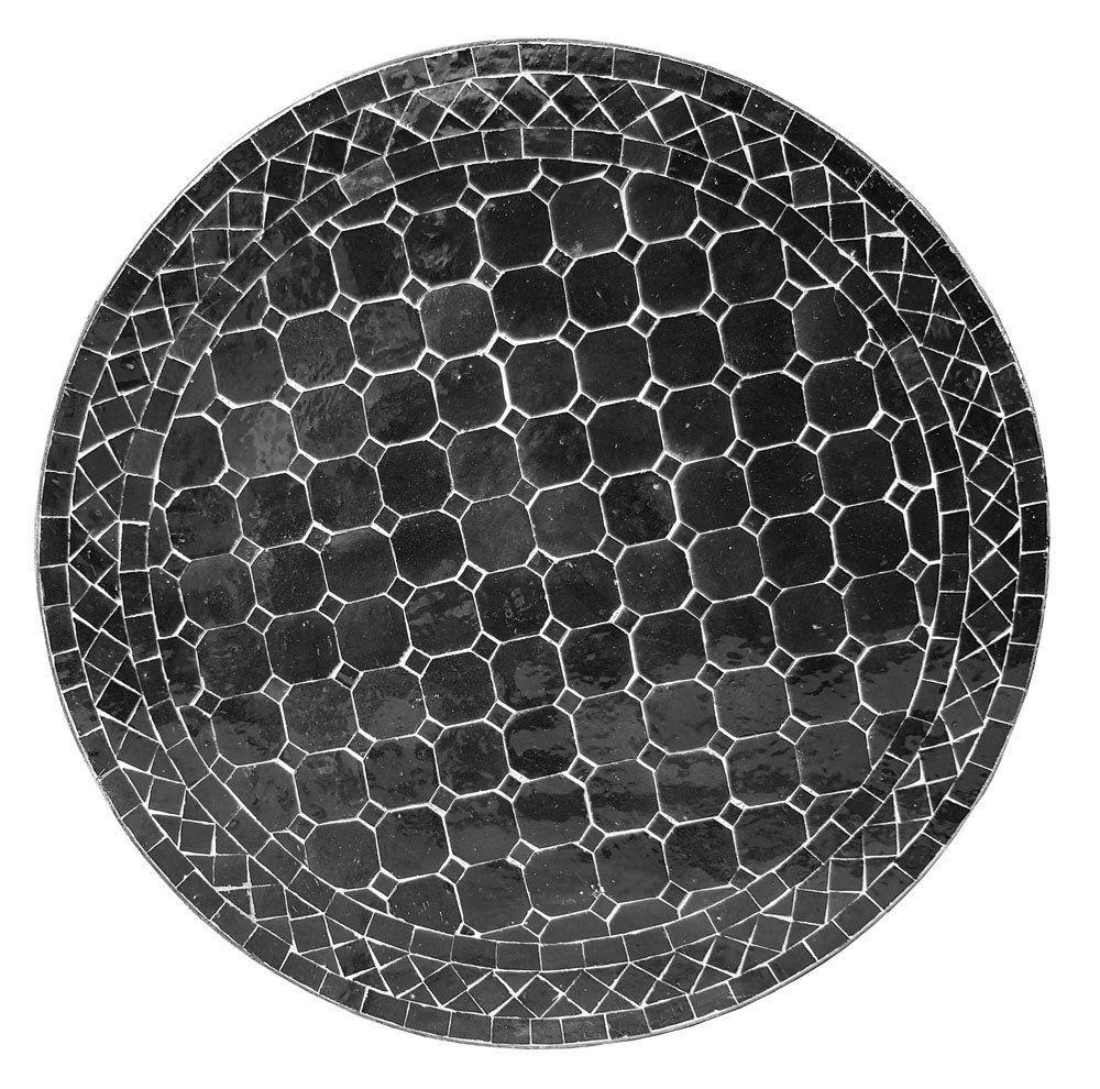 Mosaikbord Svart mb16