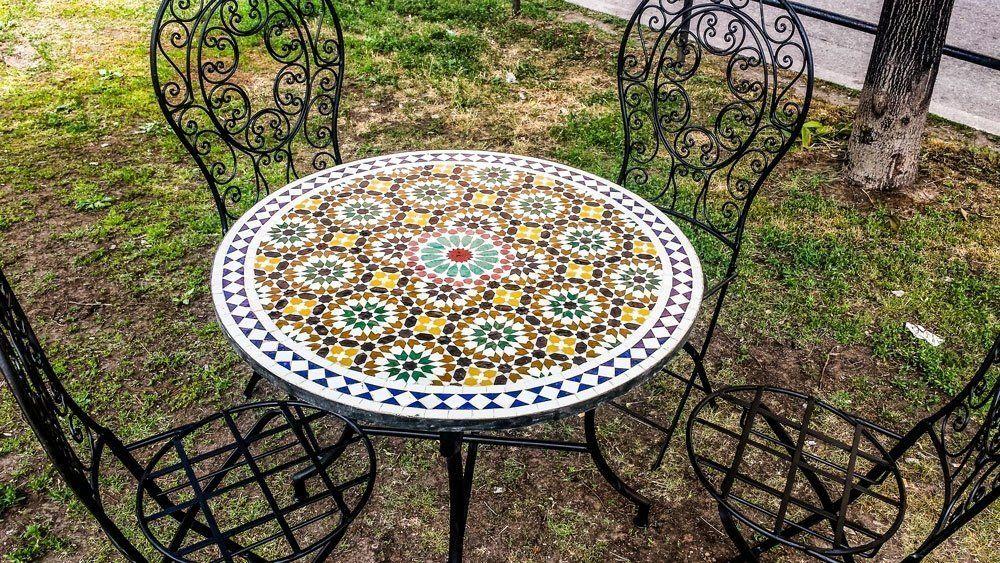 Mosaikbord Stachri