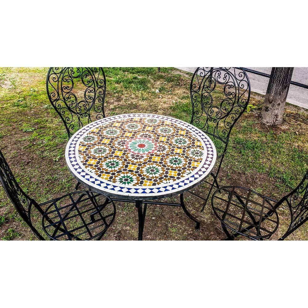 Mosaibord Stachri 90 cm