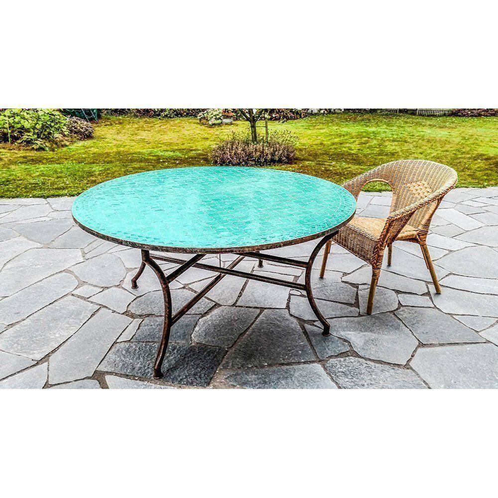 Mosaikbord Turkos Ø: 140 cm 
