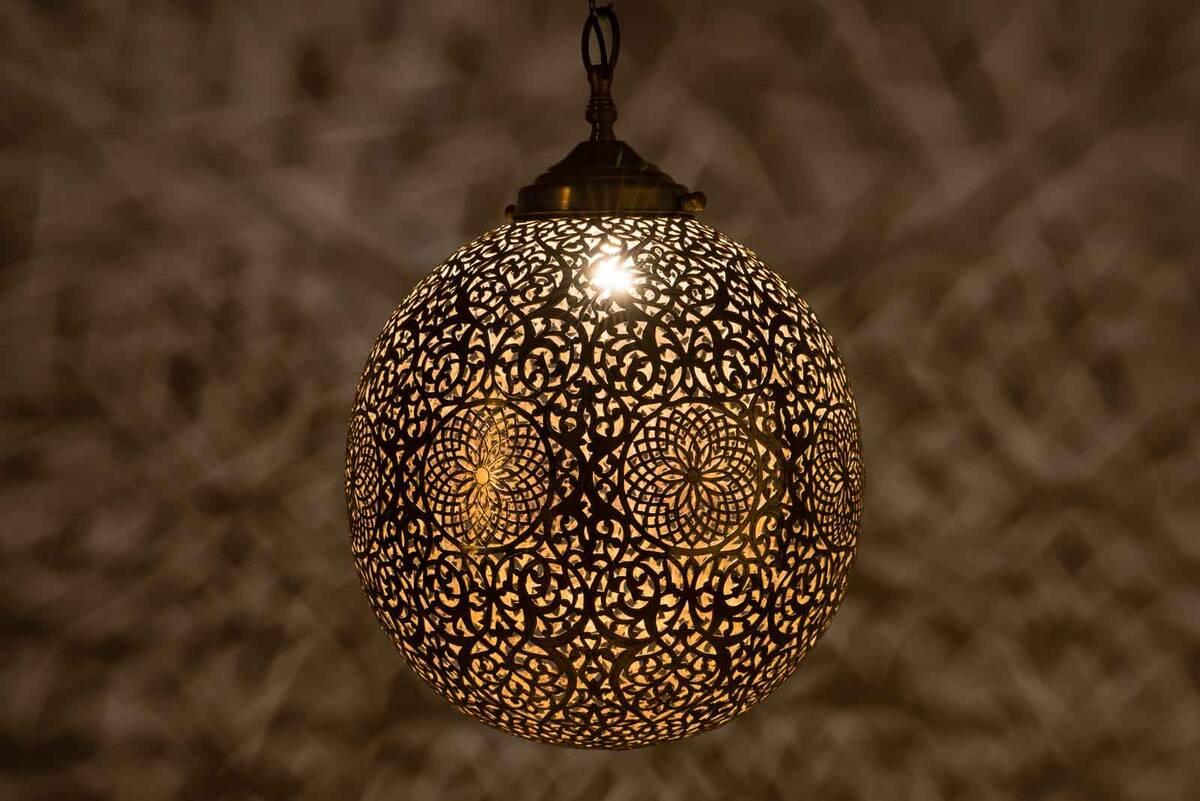 Marockansk Mässing lampa
