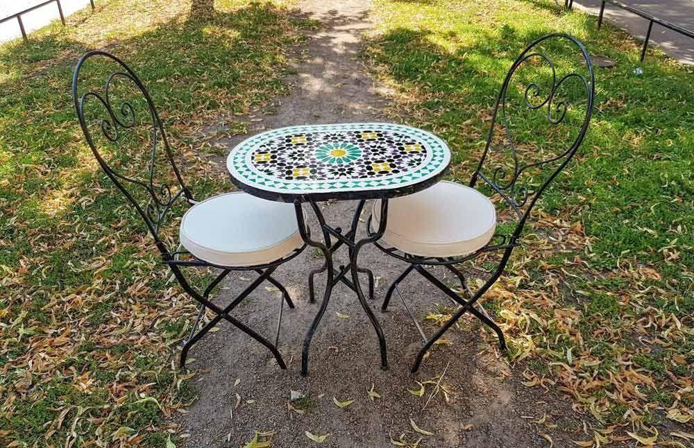 Ovalt Utemöbler 130x70