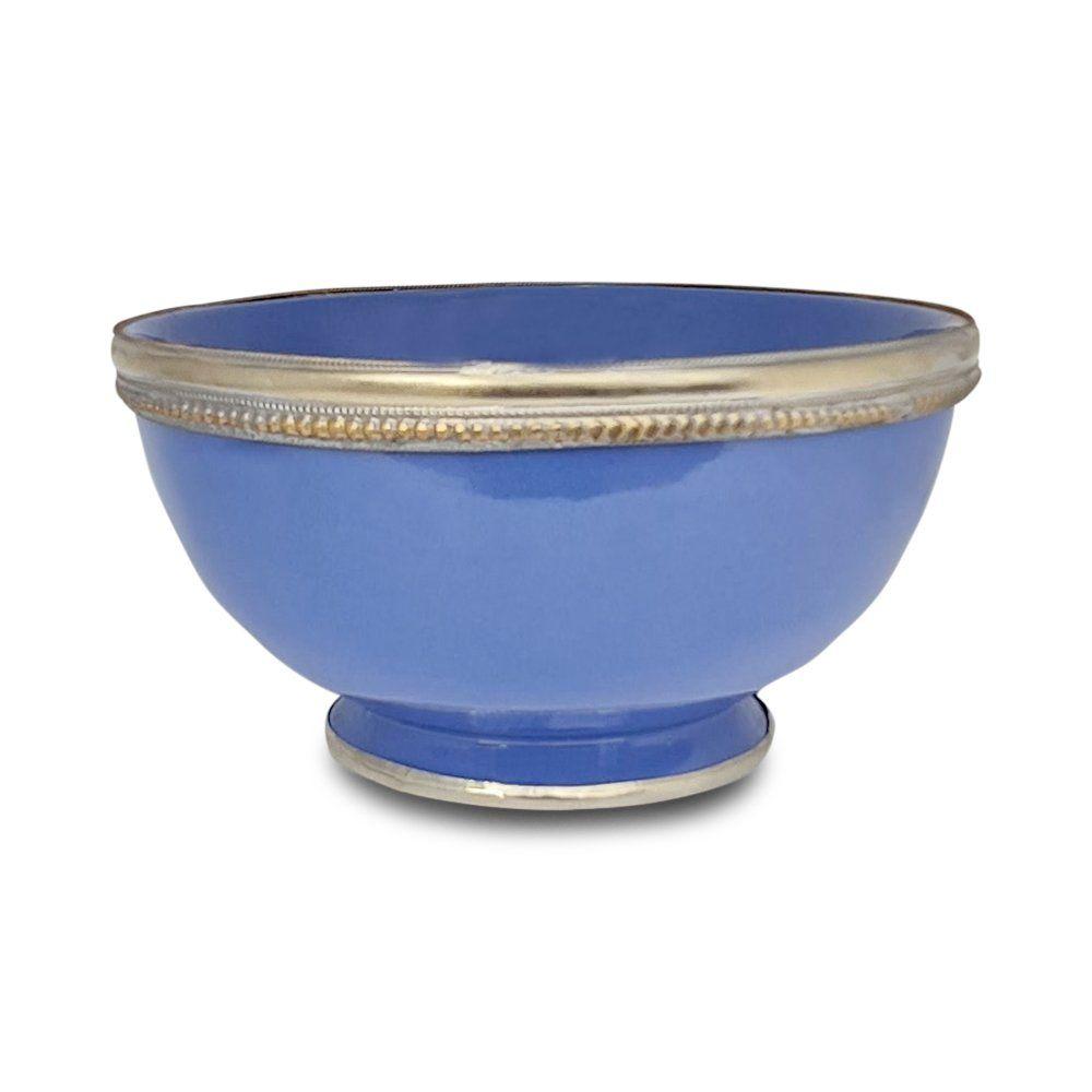 SILVERKANT  SKÅL MÖRKBLÅ-Ca Ø:17 cm