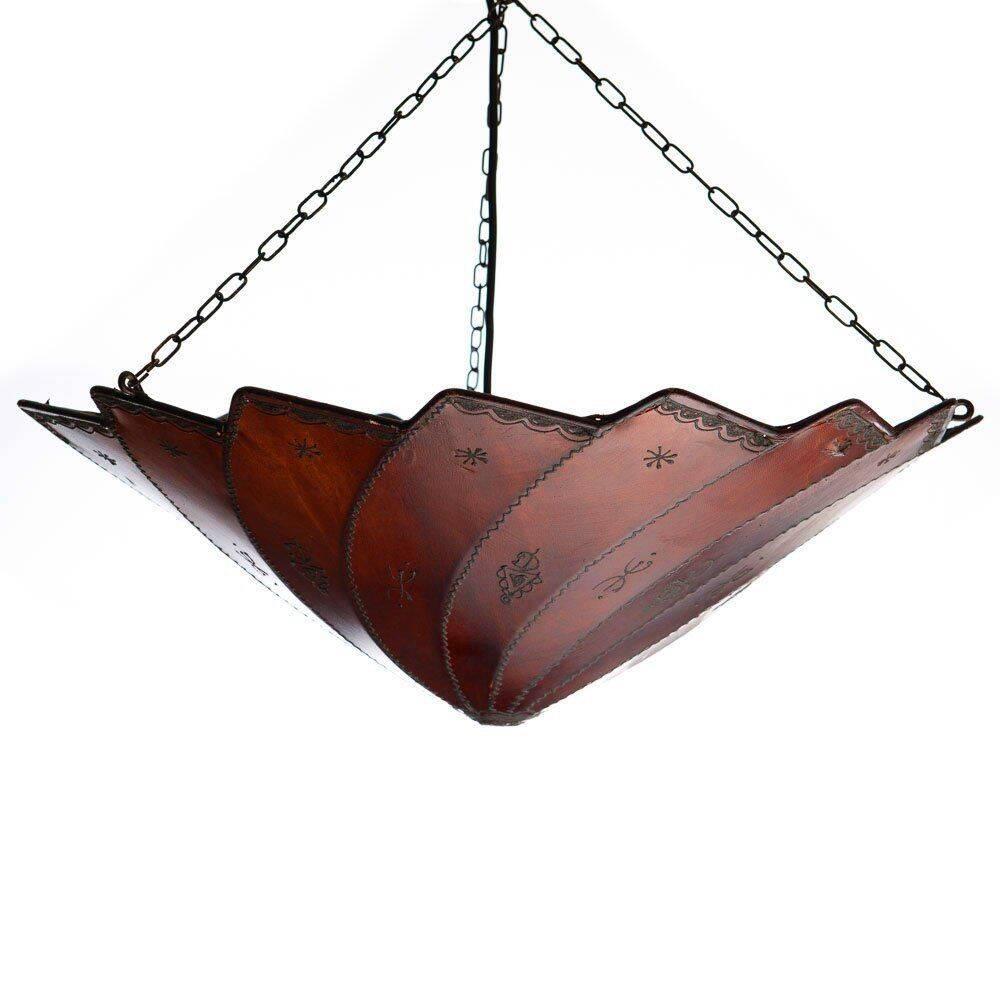 Plafondlampa-brun