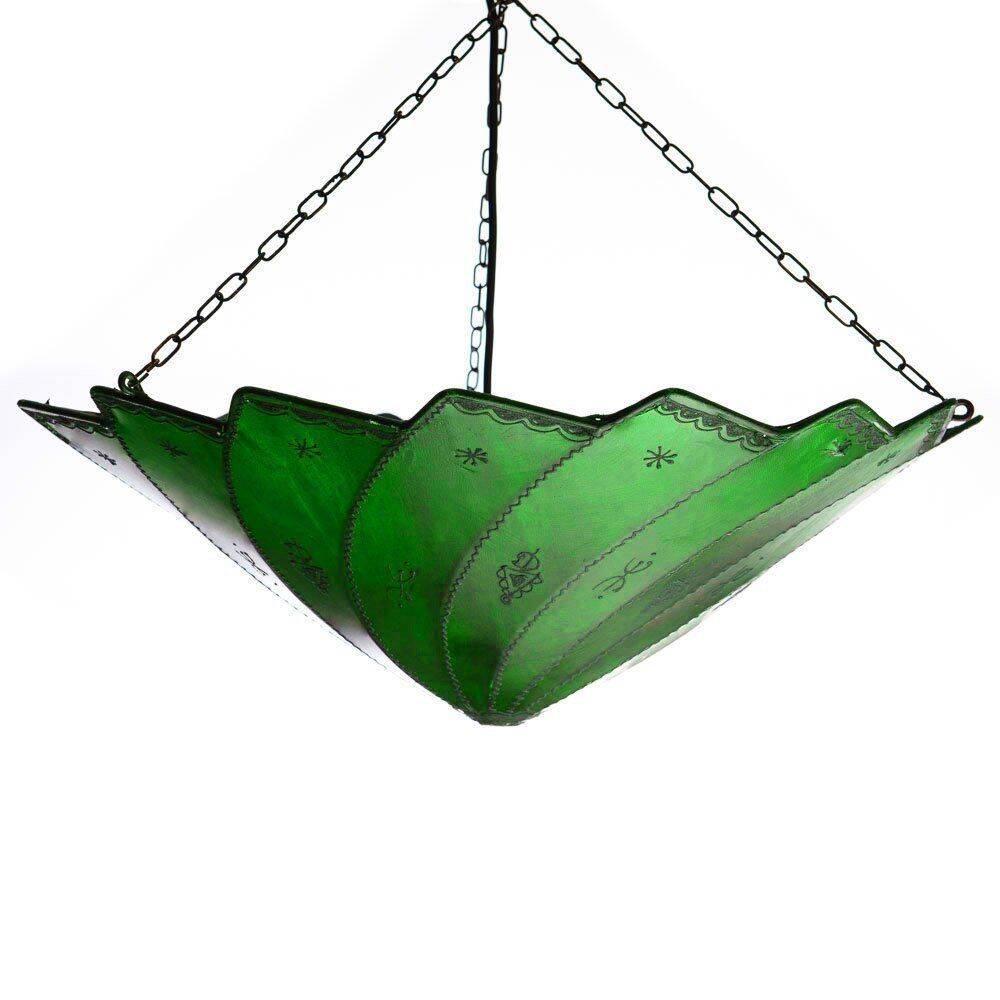 Plafond lampa grön