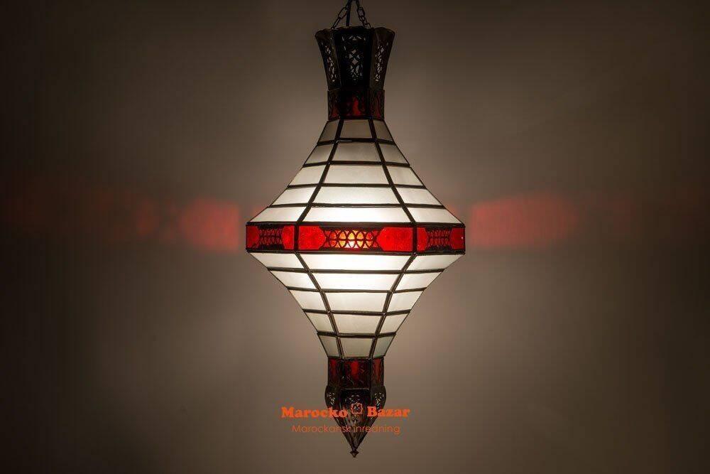 Marockansk lampa Trombia röd.jpg
