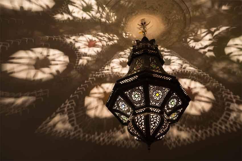 Marockanska lampa tria rost