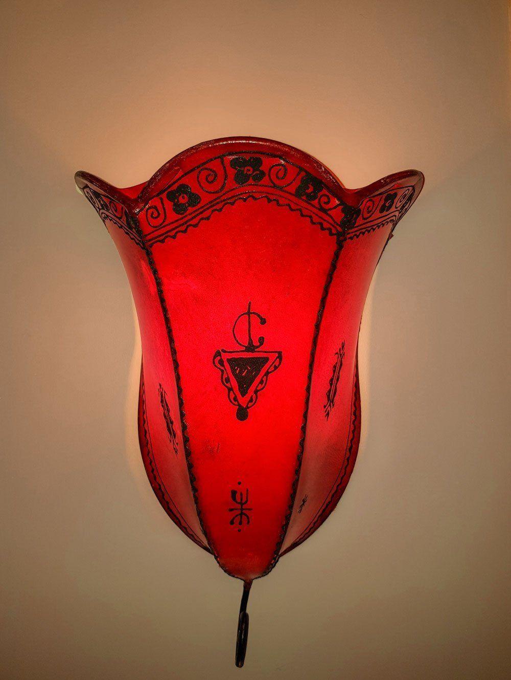 Vägglampa röd Ferfara